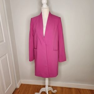 Mango, Long Blazer, Hot Pink